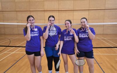 Ženska badminton ekipa na Državnom prvenstvu 